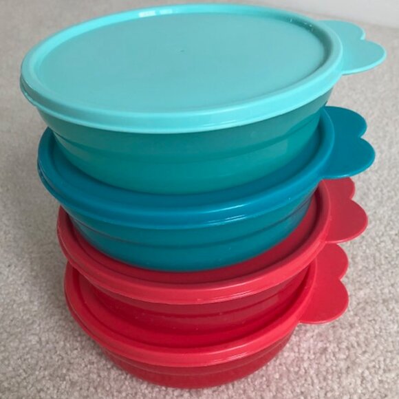 Tupperware Microwave Reheatable Cereal Bowls | Set of 4 - Picture 1 of 5